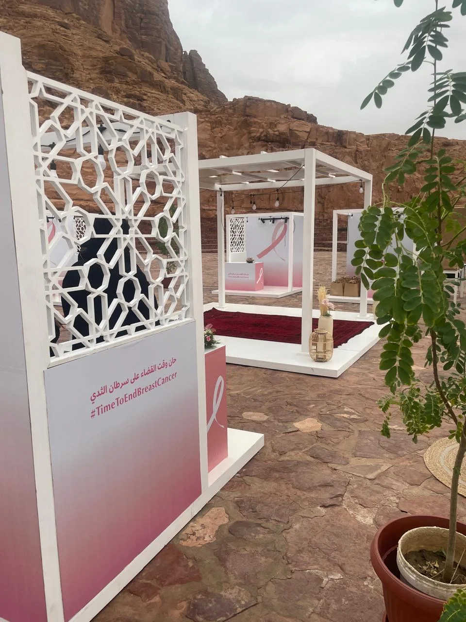 تفاصيل البوثات والزخارف